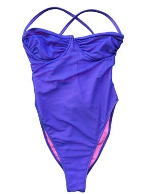 La'mariette  Selena Gomez Gracie One piece Swimsuit in Flamenco. Small